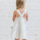 Organic Zoey Seersucker Tiered Dress - Coconut