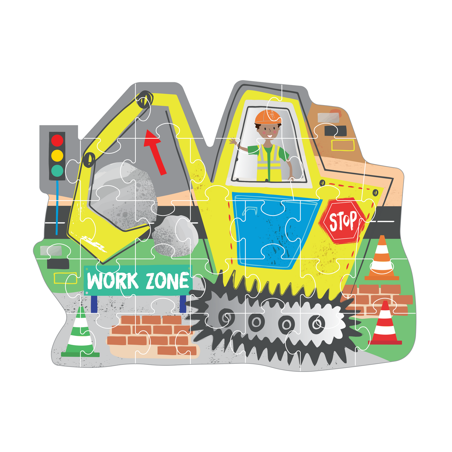 Construction 30pc Shaped Puzzle