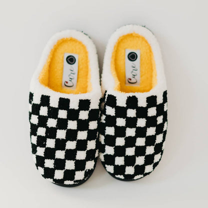 Checkered Slippers 