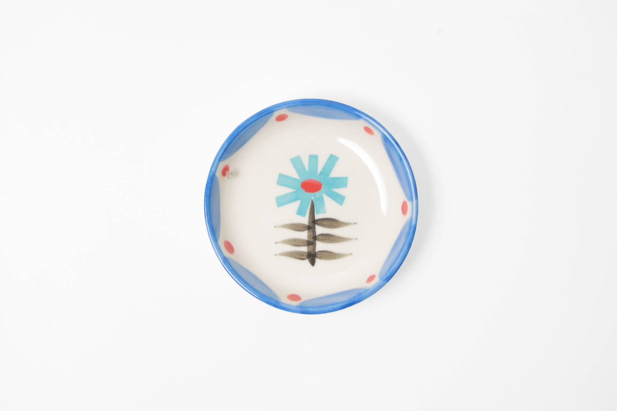 Mini Blue Daisy Trinket Tray