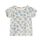 Organic Baby & Kids Cora Tulip Back Tee - Gia Floral / Rain