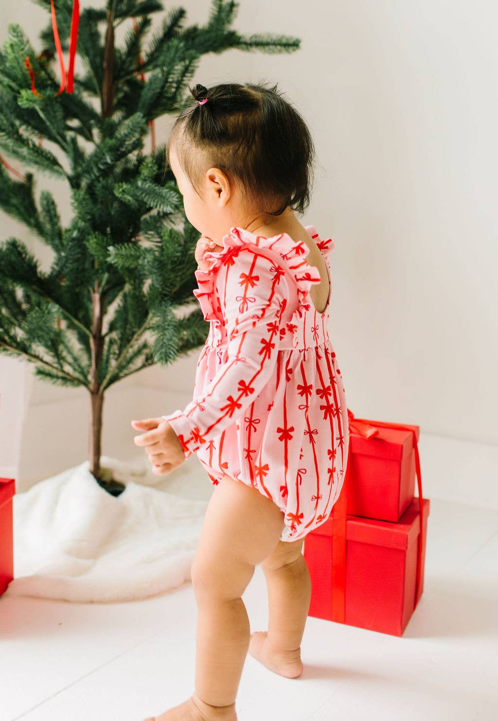 Leah Romper- Dainty Bows