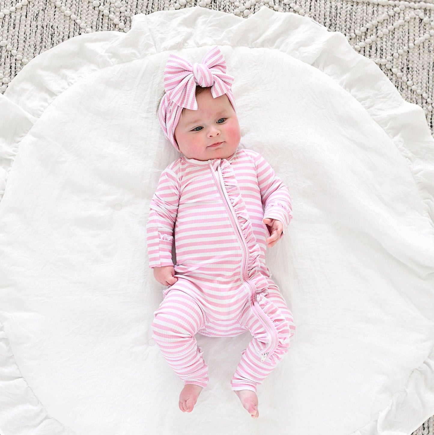 Lana Ruffle Zip Bamboo Sleeper