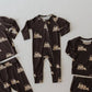 Bamboo Zip Pajamas- Bulldozer