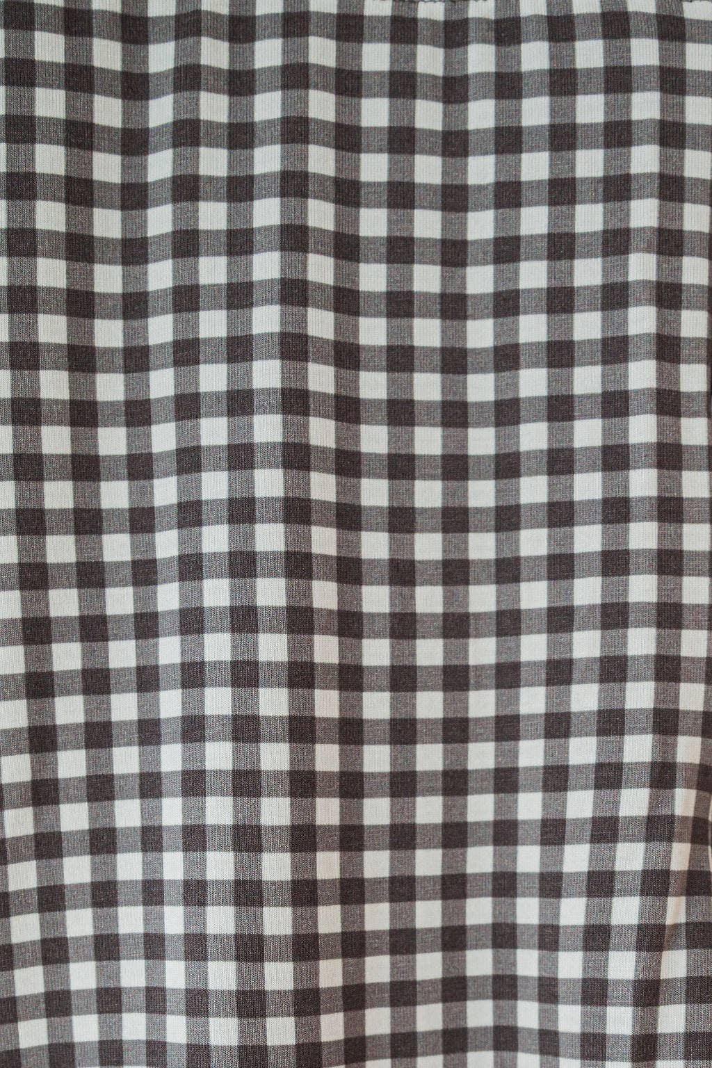 Bamboo Zip Pajamas- Green Gingham