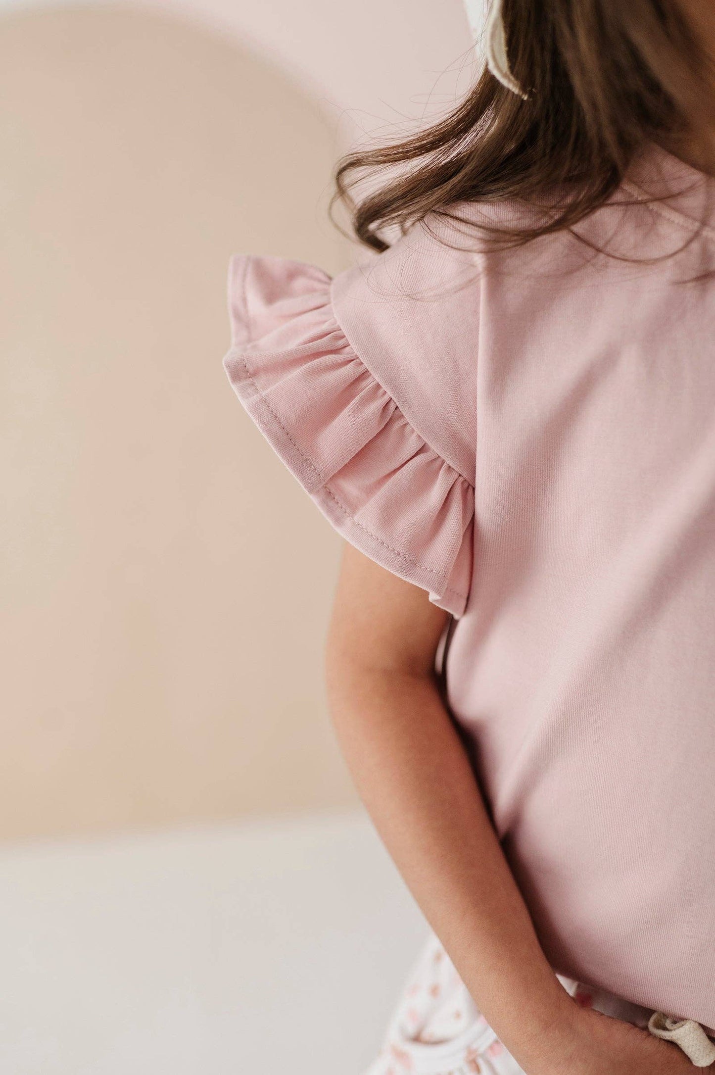 Ruffle Sleeve Top