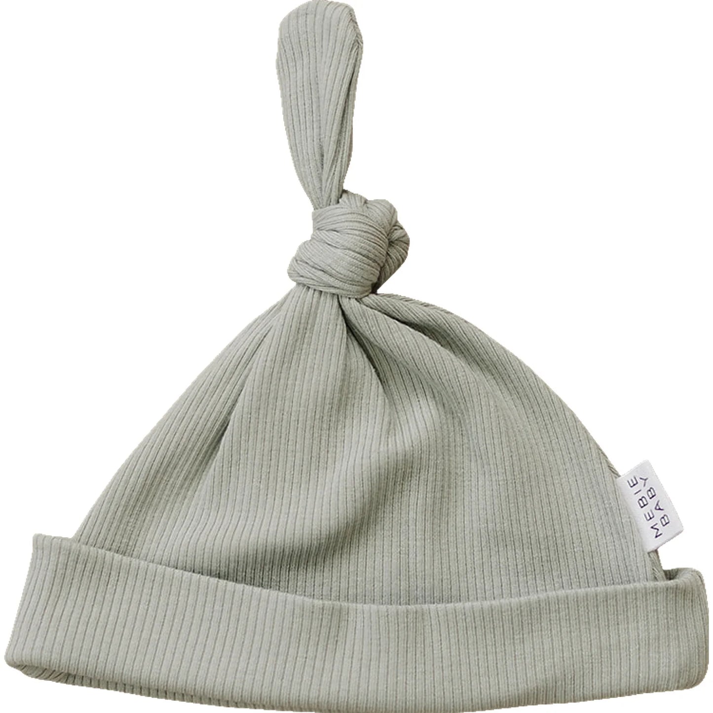 Ribbed Knot Hat - Sage - Lulie