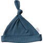 Ribbed Knot Hat - Navy
