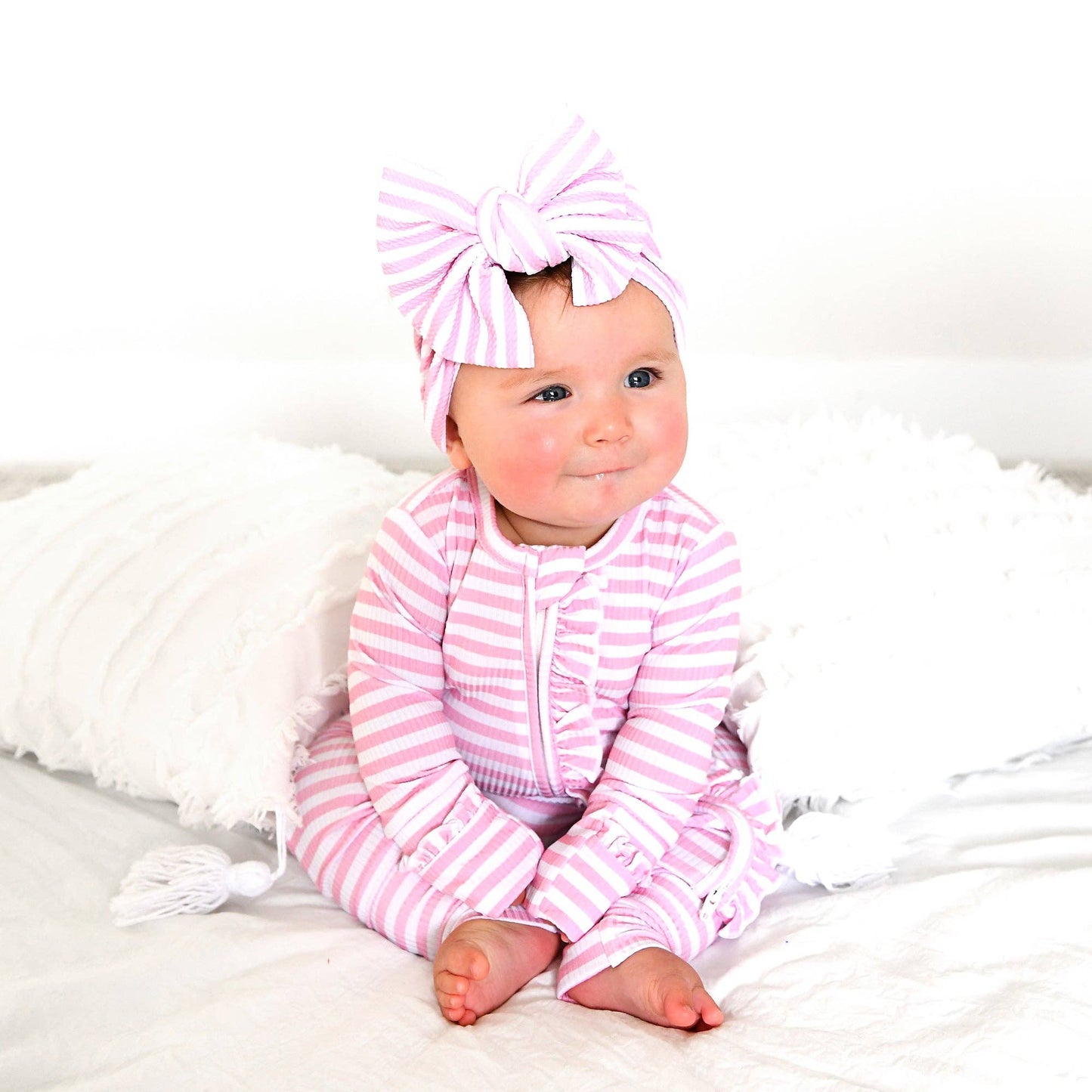 Lana Ruffle Zip Bamboo Sleeper