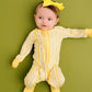 Sunny Meadow Stripe Bamboo Sleeper