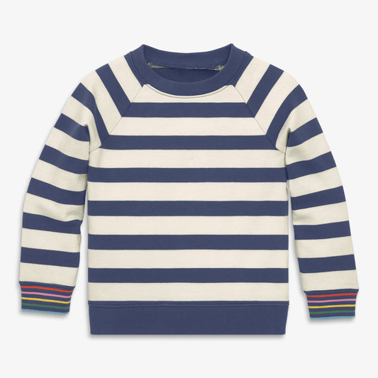Sweatshirt- Navy Stripe
