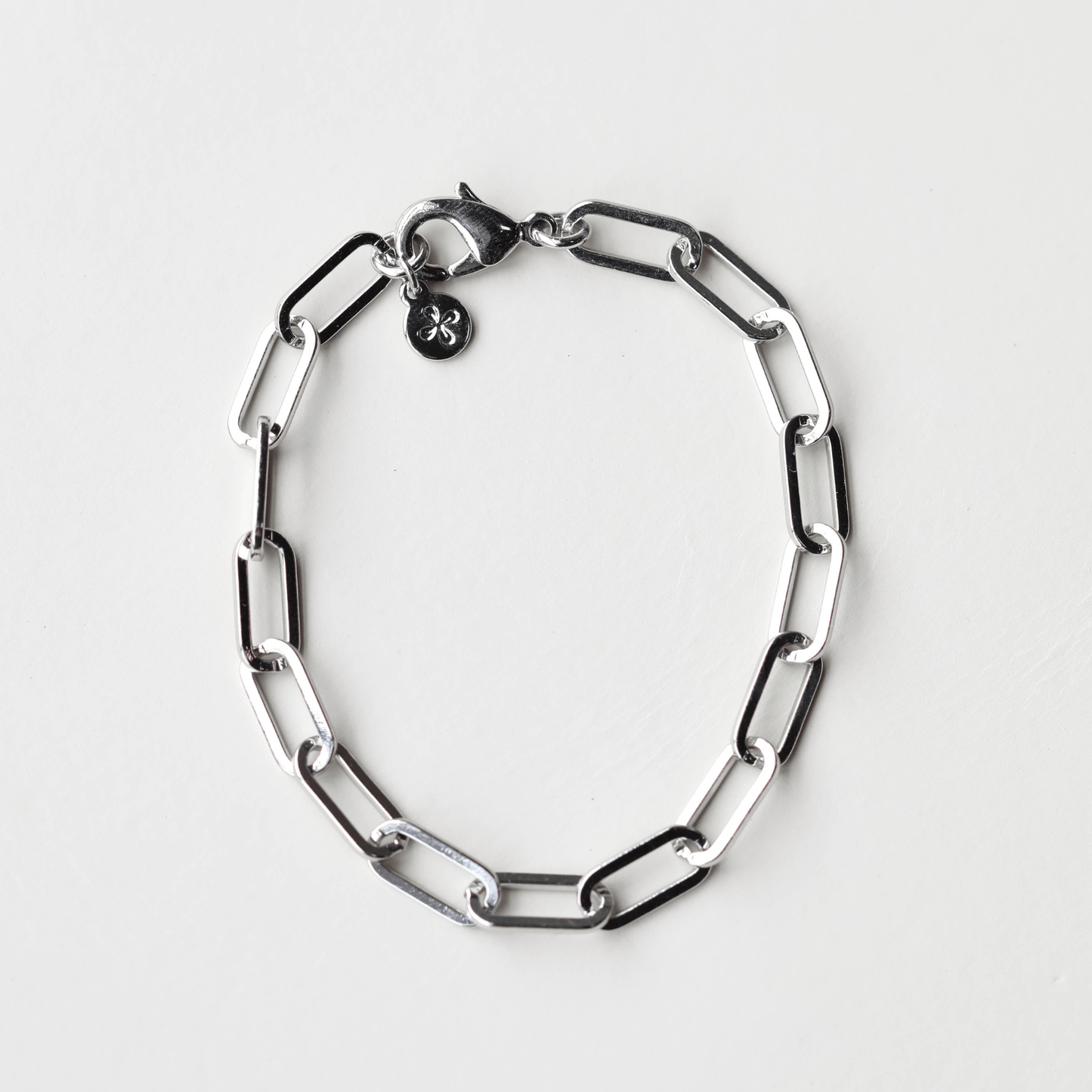 Gold Paper Clip Chain Bracelet