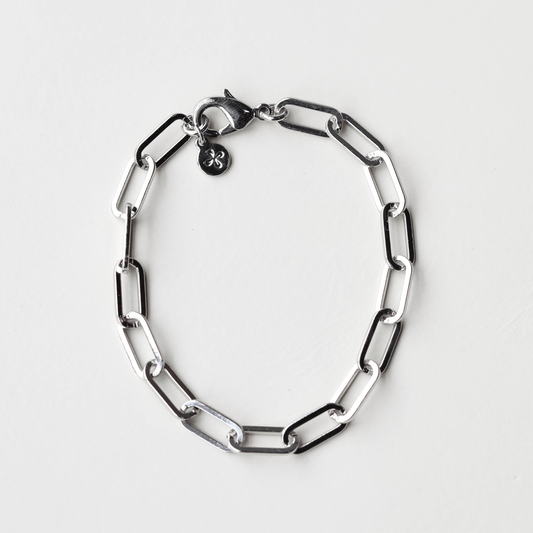 Paper Clip Chain Bracelet