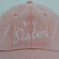 Big Sister Pink Twill Hat