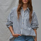 Striped Oversized Shirt