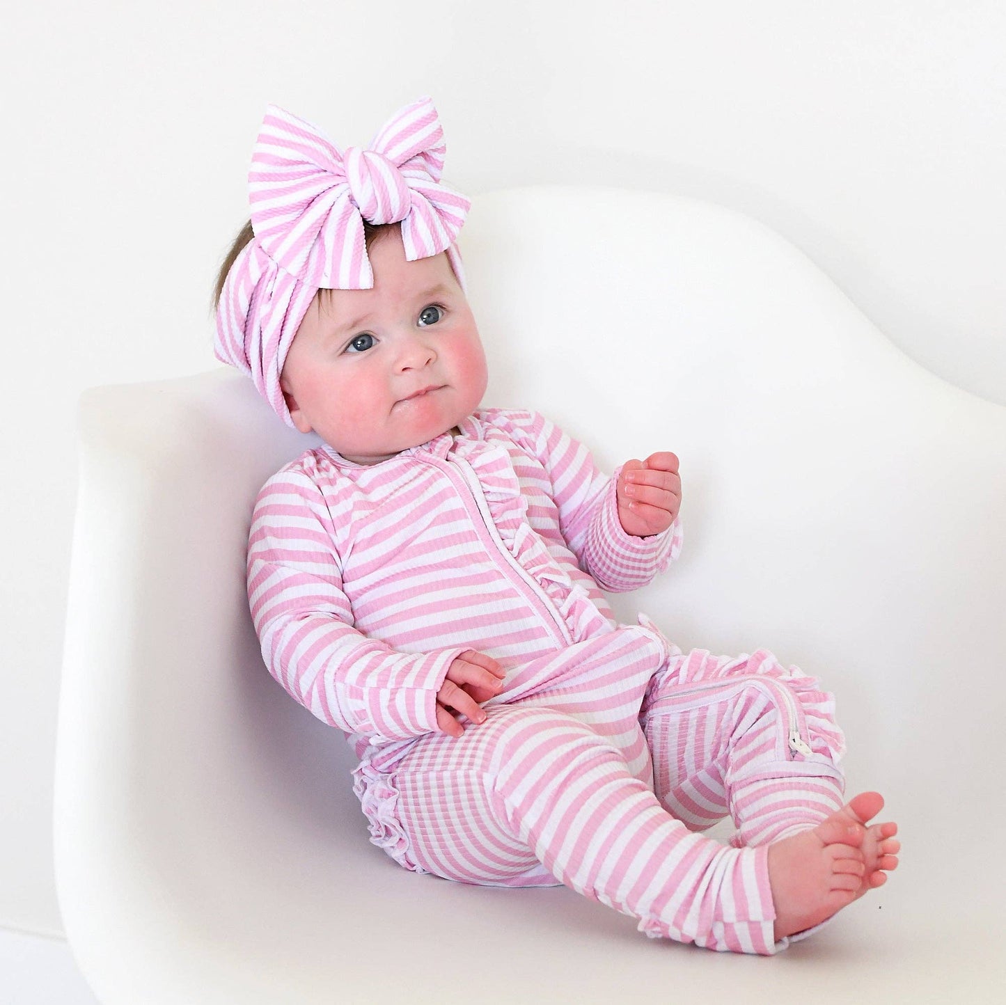 Lana Ruffle Zip Bamboo Sleeper