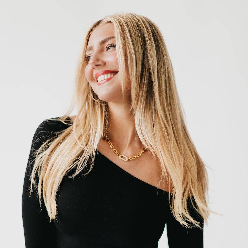 Michaela Diamond Chain Necklace - Waterproof