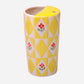 Ceramic Travel Coffee Tumbler- Flowers