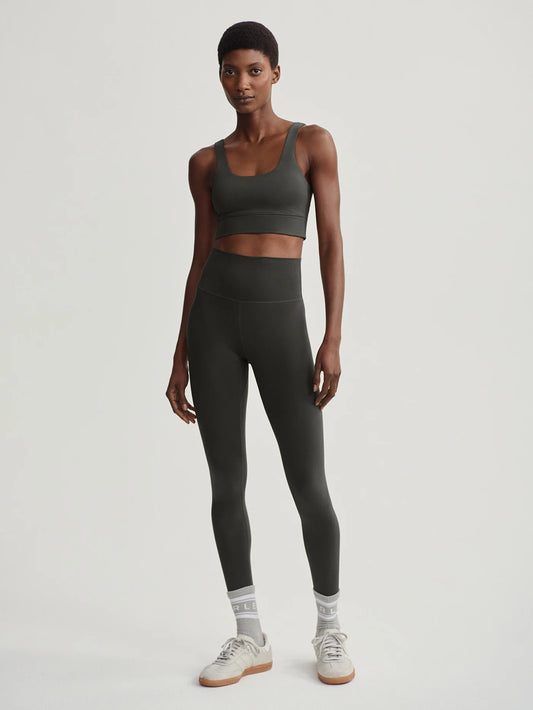 FreeSoft High Rise Legging 25 - Dark Resin Green