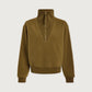 Jaylin Half-Zip Fleece- Olive Leaf