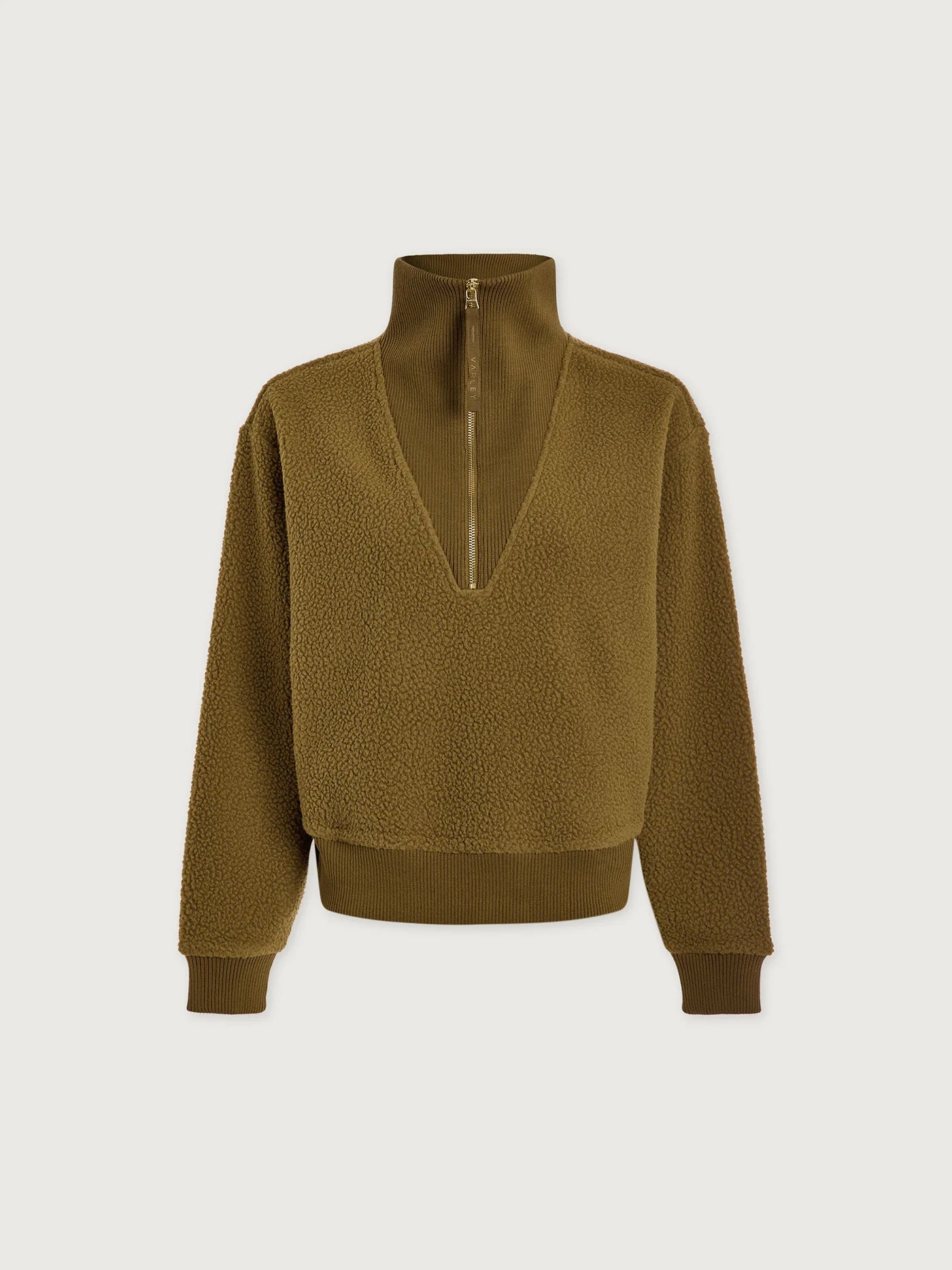 Jaylin Half-Zip Fleece- Olive Leaf