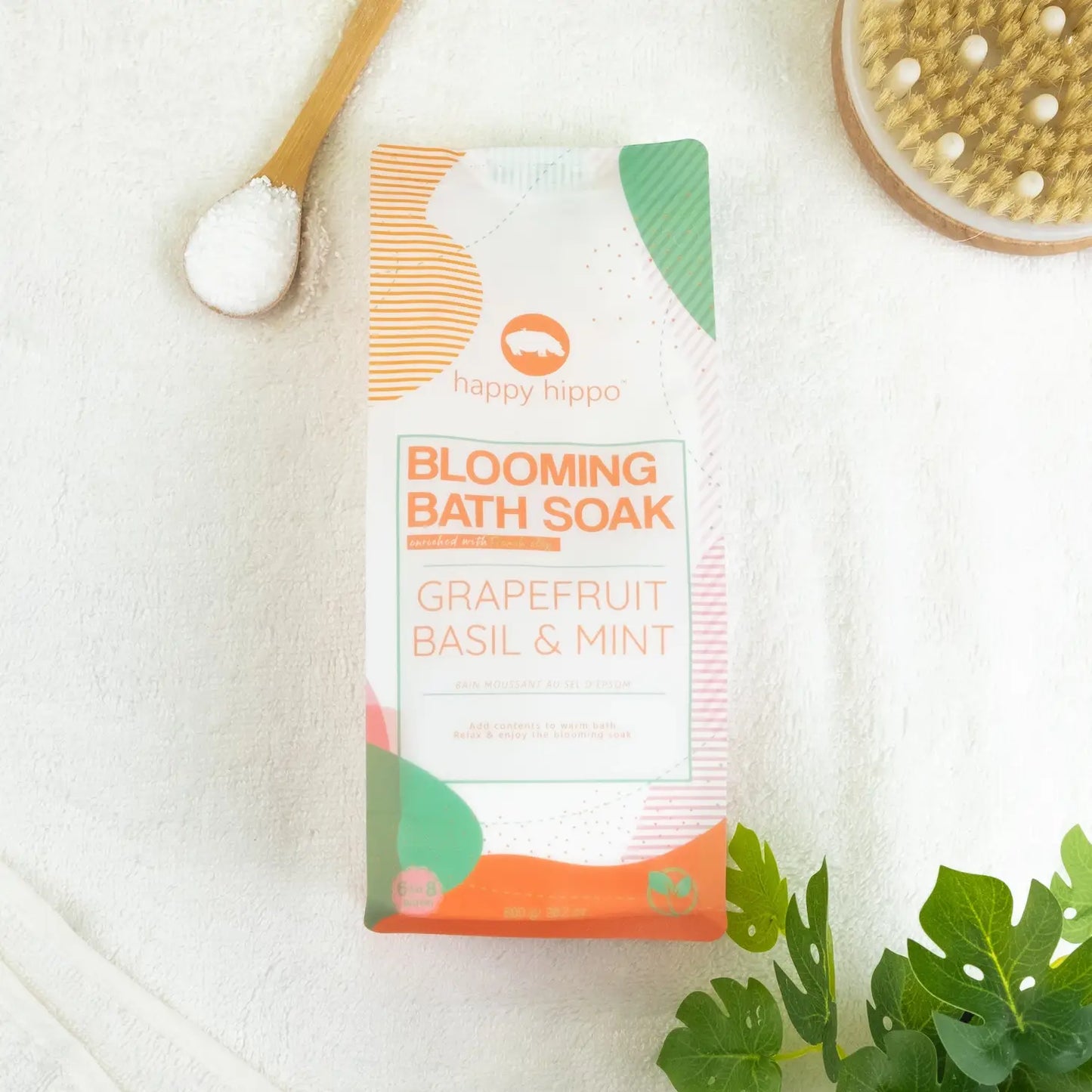 Grapefruit Basil & Mint-Blooming Bath Soak 800g