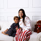 Candy Cane Drop Shoulder Adult Pullover