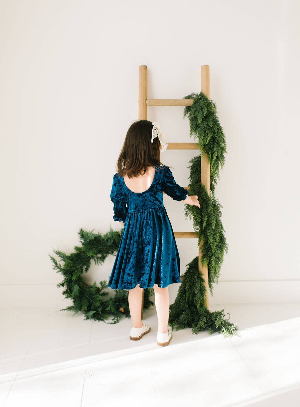 Pippa Dress- Crushed Blue