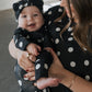 Bamboo Zip Pajamas- Polka Dot