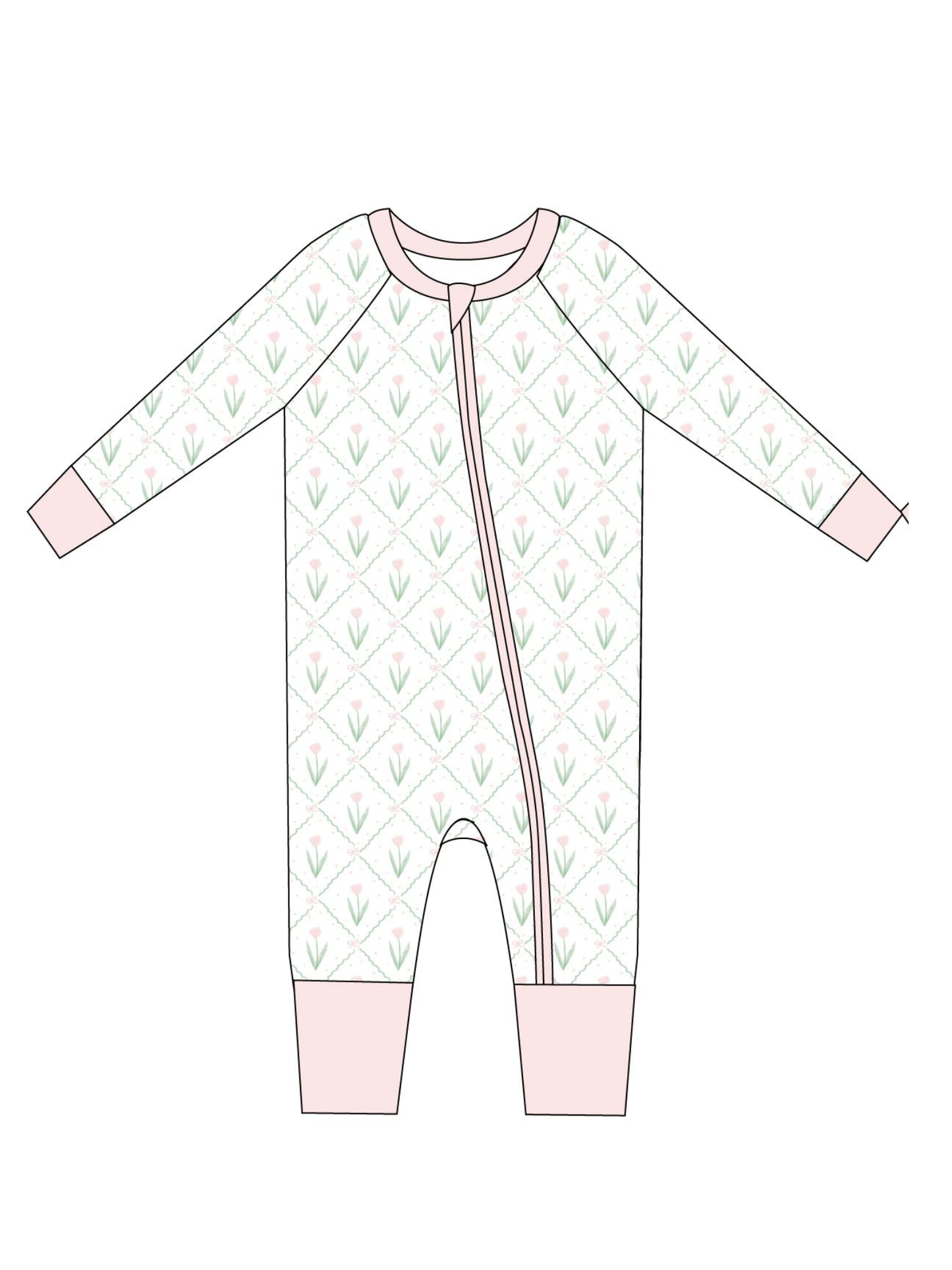 Tulip Trellis Zip Jam