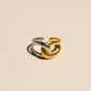 Mixed Metal Waterproof Twist Ring