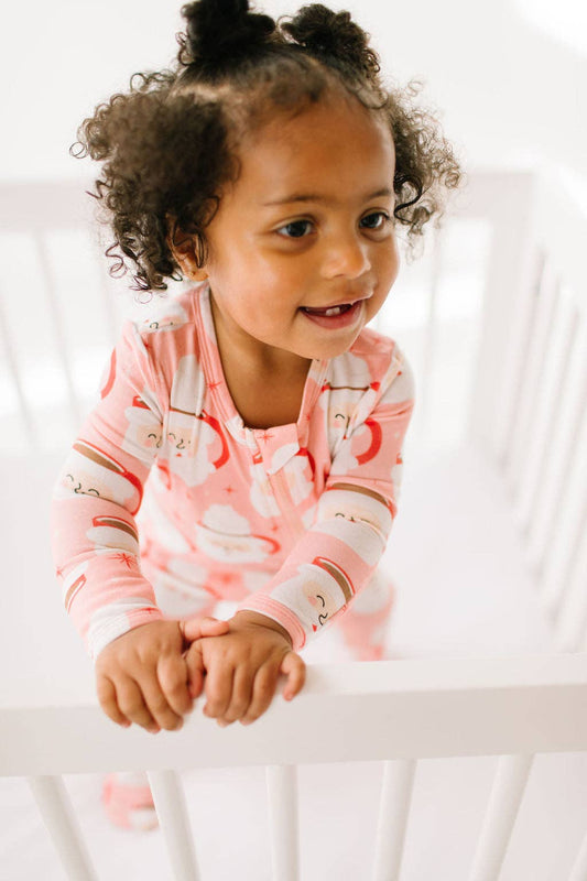 Zippy Bamboo Baby Pajama- Santa Cocoa