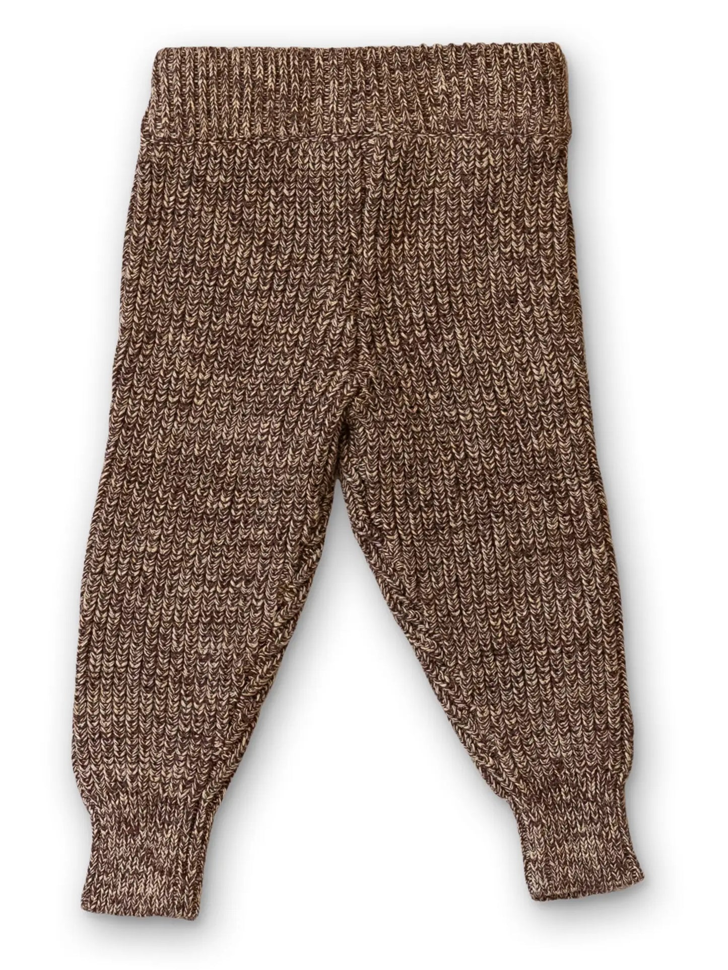 Cotton Kids Knit Pants - Bark - Lulie