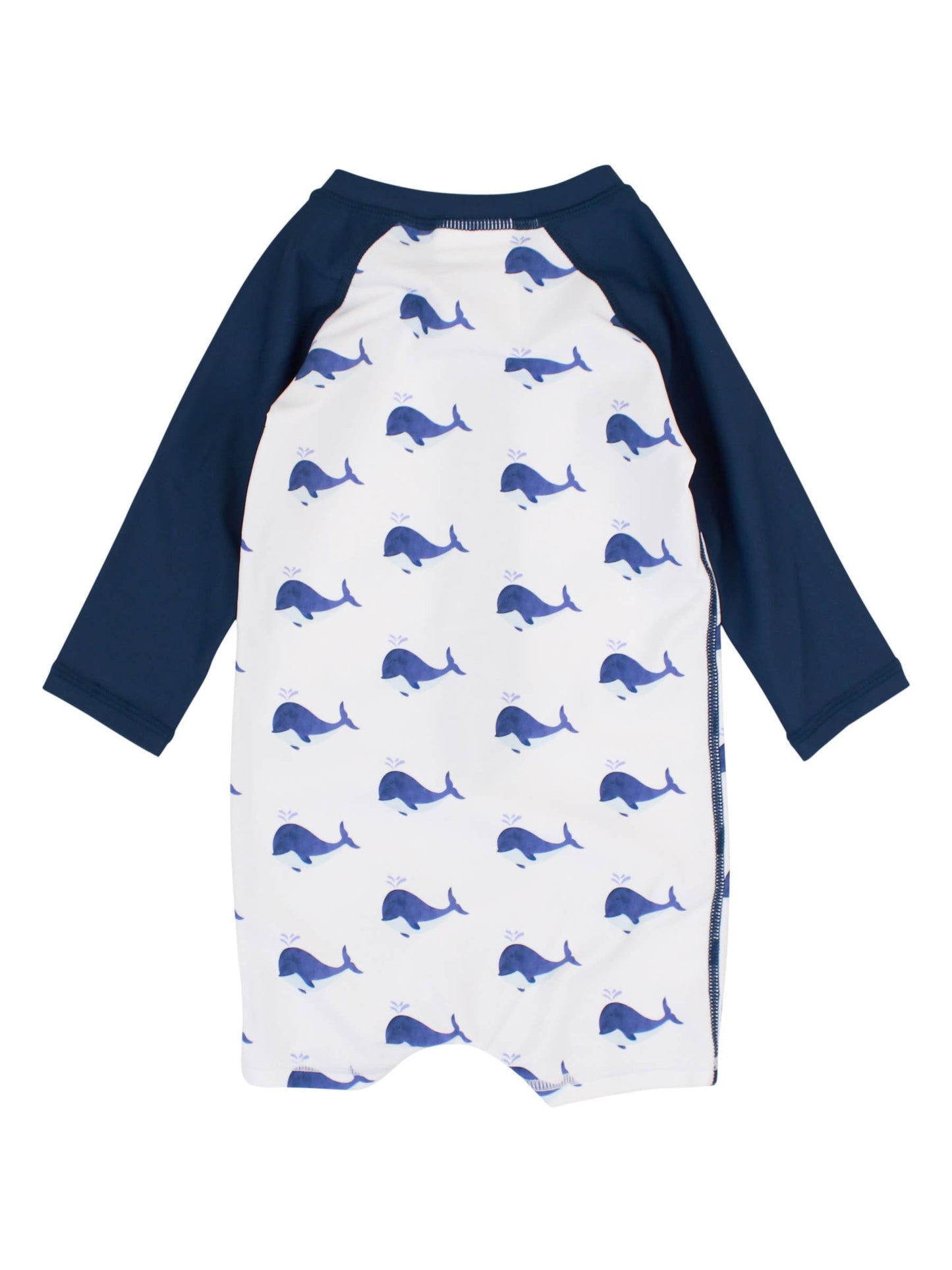 Baby Boys Whale Friends Long Sleeve One Piece Rash Guard