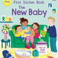 First Sticker Book The New Baby