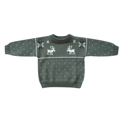 Knit Sweater-Moose