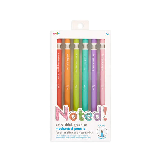 Noted! Graphite Mechanical Pencils - Set of 6 - Lulie