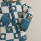 Baseball Patchwork Bamboo Sleeper