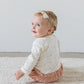 Organic Baby River Bodysuit - Mini Polka / Ivory - Lulie
