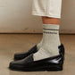 you are perfect socks- heather grey