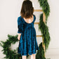 Pippa Dress- Crushed Blue