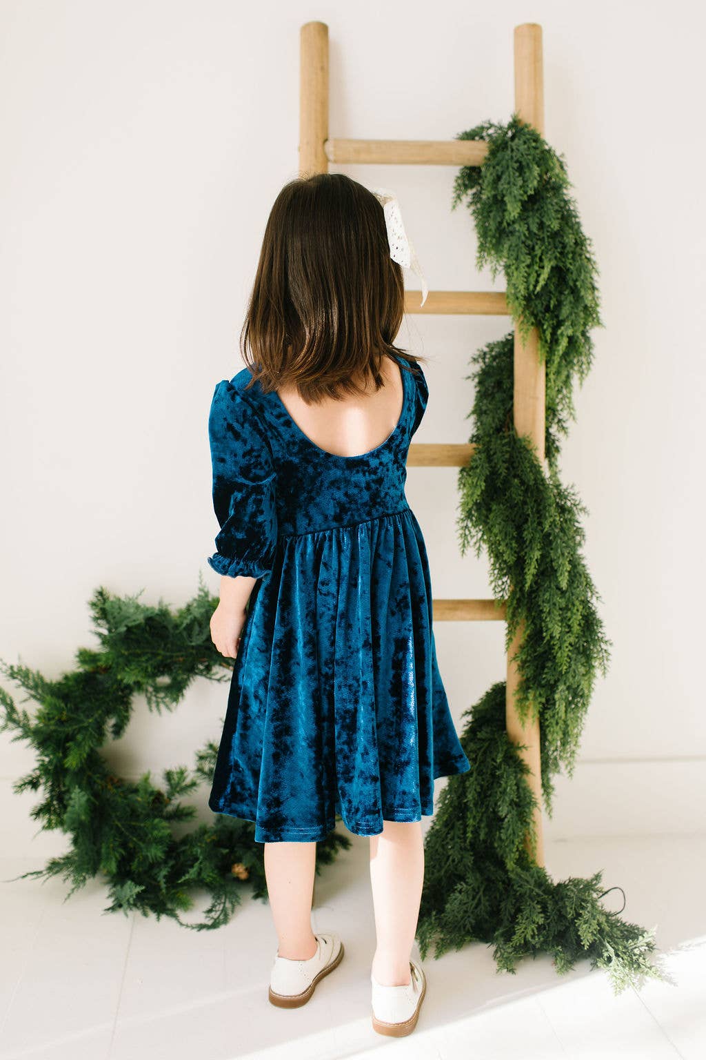 Pippa Dress- Crushed Blue