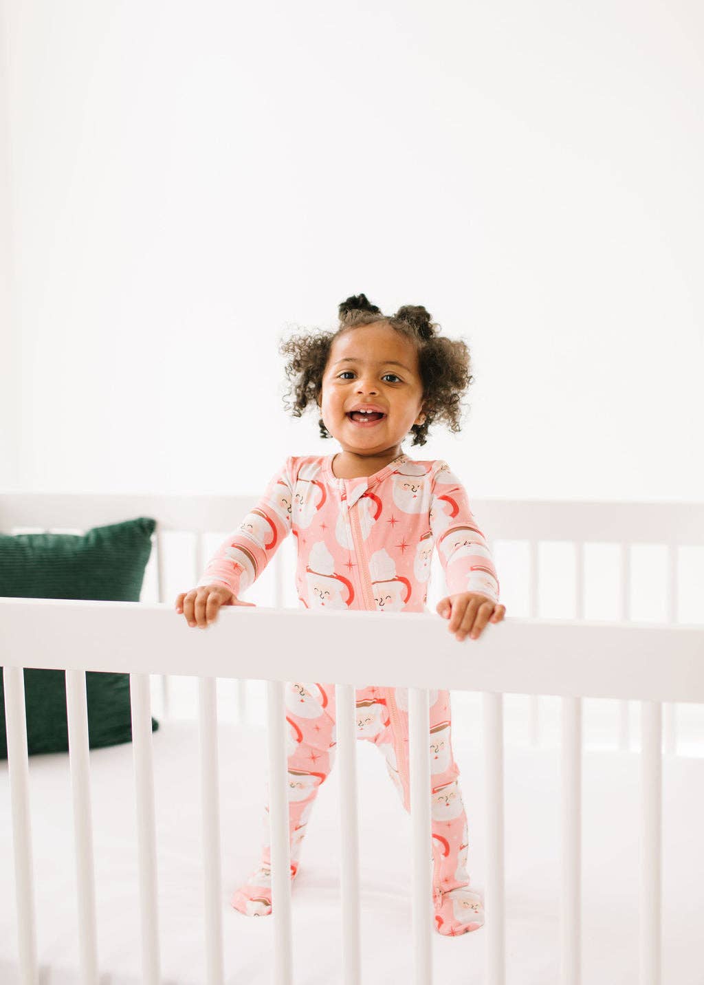 Zippy Bamboo Baby Pajama- Santa Cocoa