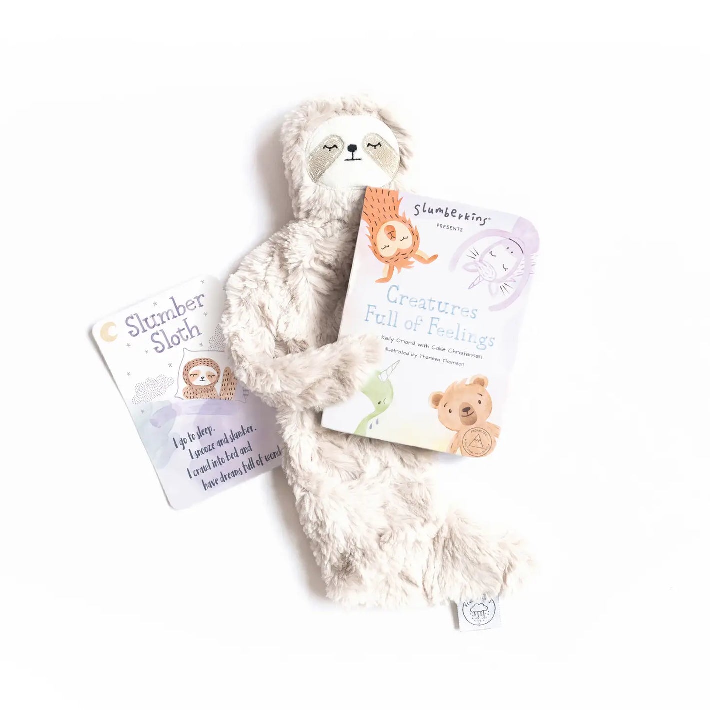 Sloth Snuggler + Creatures Full of Feels Book - Lulie