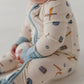 Long Sleeve Zip Romper- Baseball