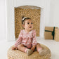 Hayley Romper in Crushed Blush Velvet