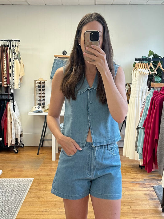 Sailor Denim Vest