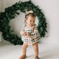 Thalia Poplin Romper in Classic Plaid