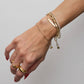 Gold Paper Clip Chain Bracelet