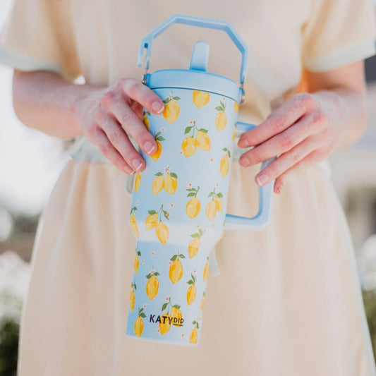 Zesty Lemons 38 Oz Tumbler